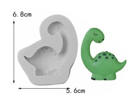 Molde silicona dinosaurio infantil